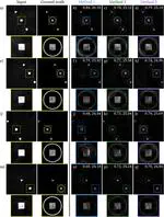 All-optical selective target highlighting for augmented reality microscopy